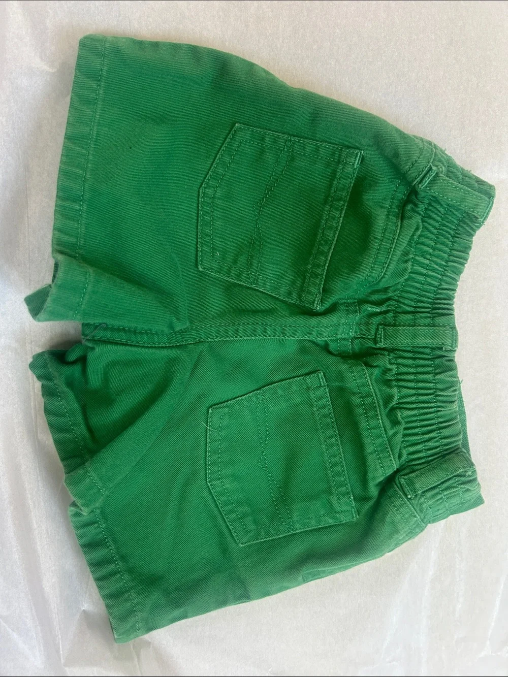 Ralph Lauren Bright Green Cotton Shorts for Kids